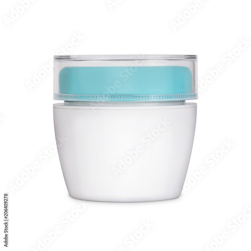 Wallpaper Mural 3D model white plastic jar for cream or shampoo isolated on white background Torontodigital.ca