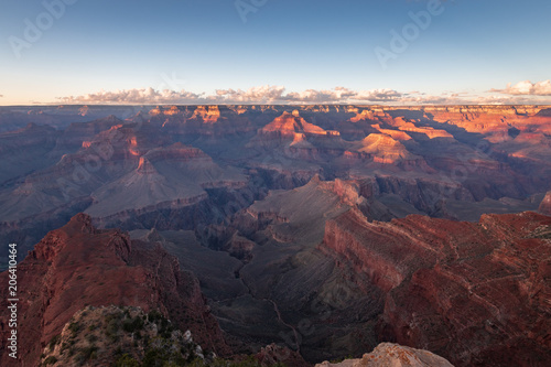 Sunset at Grand Canyon Mohave Point, Arizona
