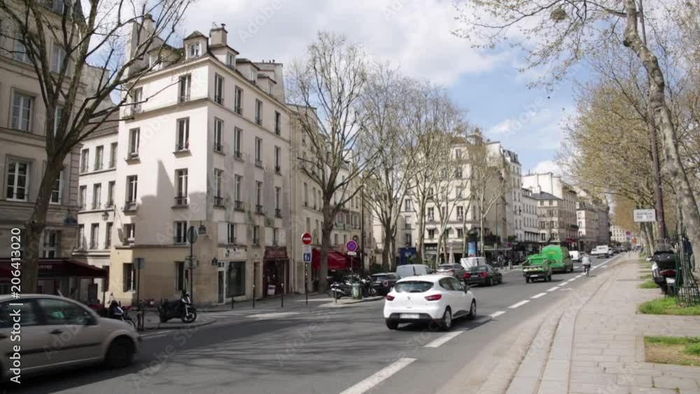 Traffic in Paris, France Traffic in Paris, France