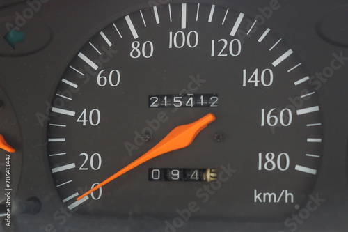 Canvas Print Cars with high mileage of more than 200,000 kilometers