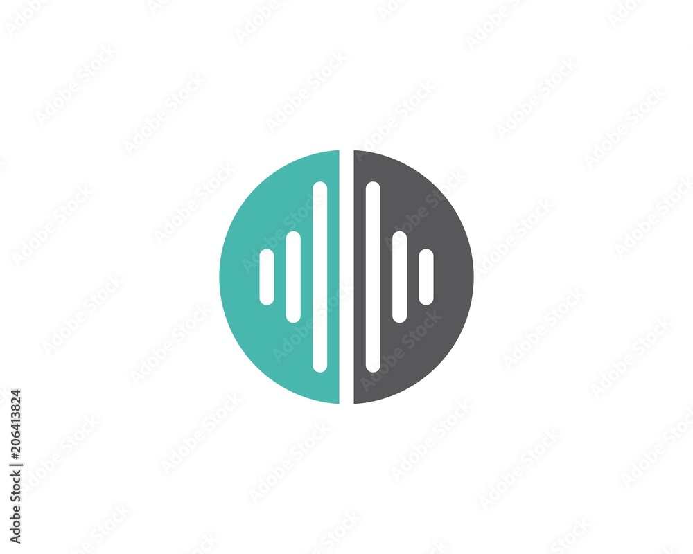 sound wave ilustration vector sound wave ilustration vector
