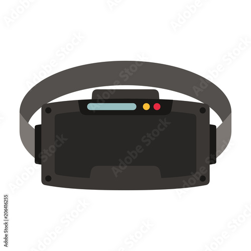 reality virtual mask technology vector illustration design