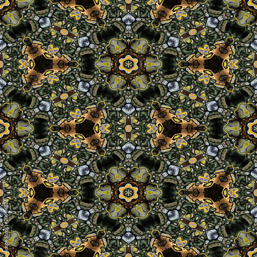 Kaleidoscopic ornamental pattern