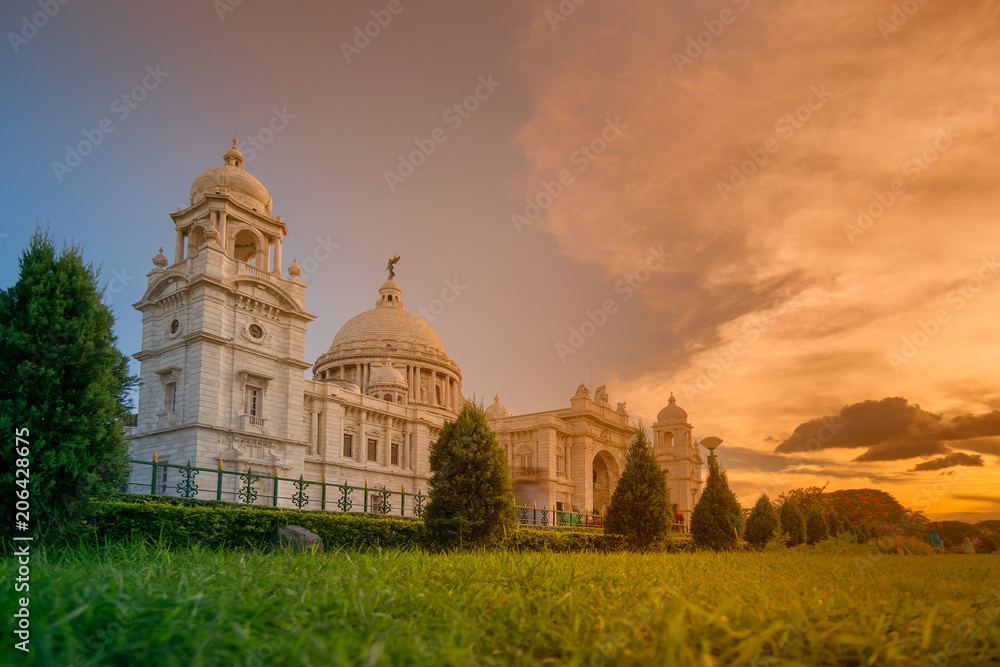 Sunset at Victoria Memorial, Kolkata