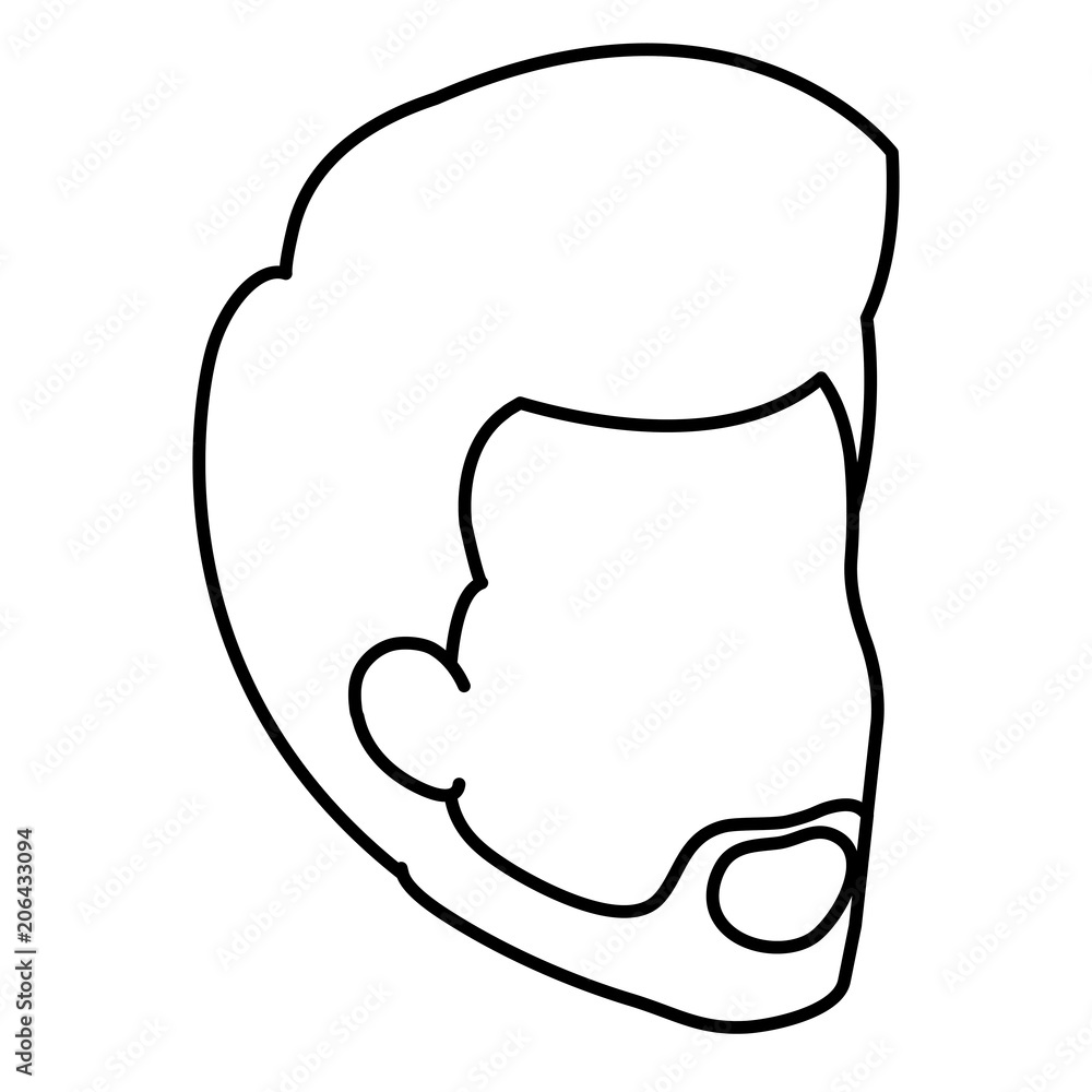 young man head avatar character vector illustration design young man head avatar character vector illustration design