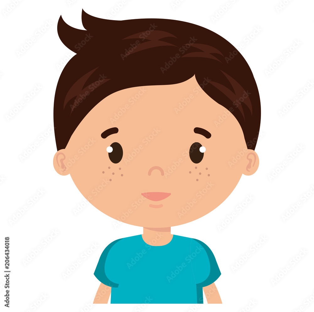 little boy son character vector illustration design