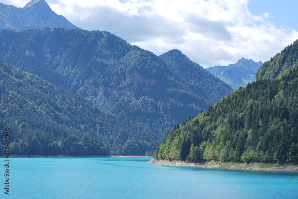 Obraz premium Lago di Sauris, Italia