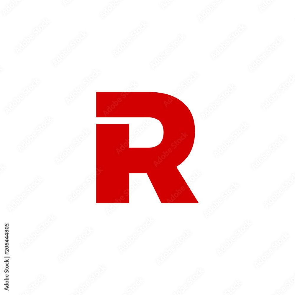 Vector Logo Letter R Vector Logo Letter R