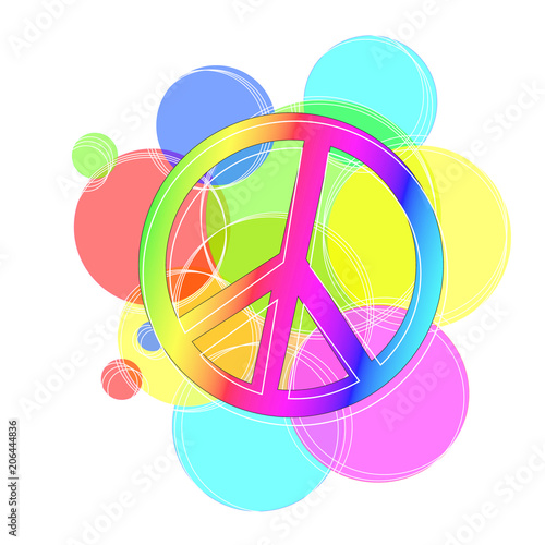Peace Farbkreise 2