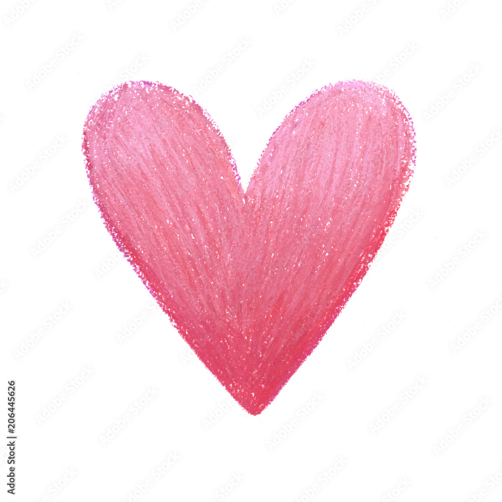 Pastel heart cute card