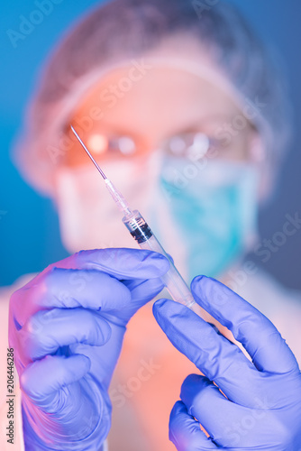 MMR vaccination concept photo