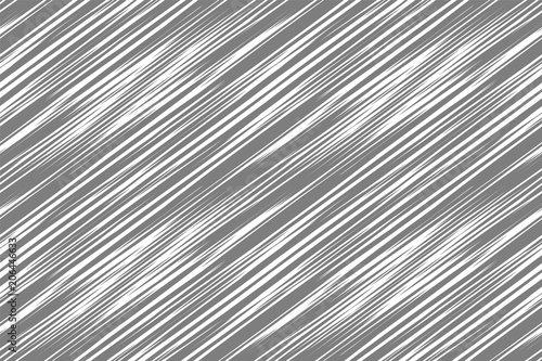 Black and white geometric pattern. Seamless abstract background. Vector stripe, lines. Horizontal speed line pattern.