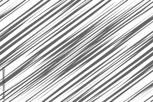 Black and white geometric pattern. Seamless abstract background. Vector stripe, lines. Horizontal speed line pattern.