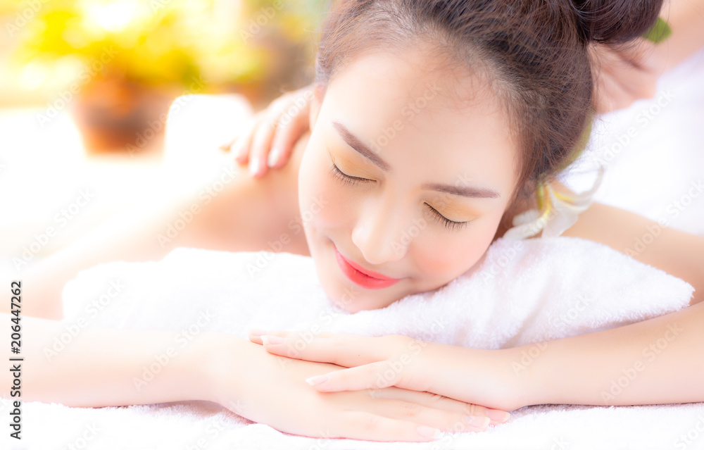 Beautiful customer woman is feeling relaxed, happy and relieved from stress when gorgeous girl use aromatherapy or spa service shop. Charming beautiful woman had nice skin and gets good healthy Beautiful customer woman is feeling relaxed, happy and relieved from stress when gorgeous girl use aromatherapy or spa service shop. Charming beautiful woman had nice skin and gets good healthy