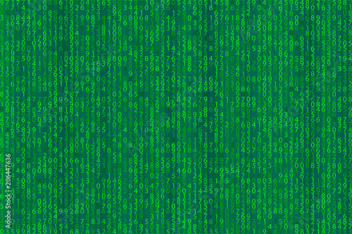 Abstract blue technology background. Element binary computer code.