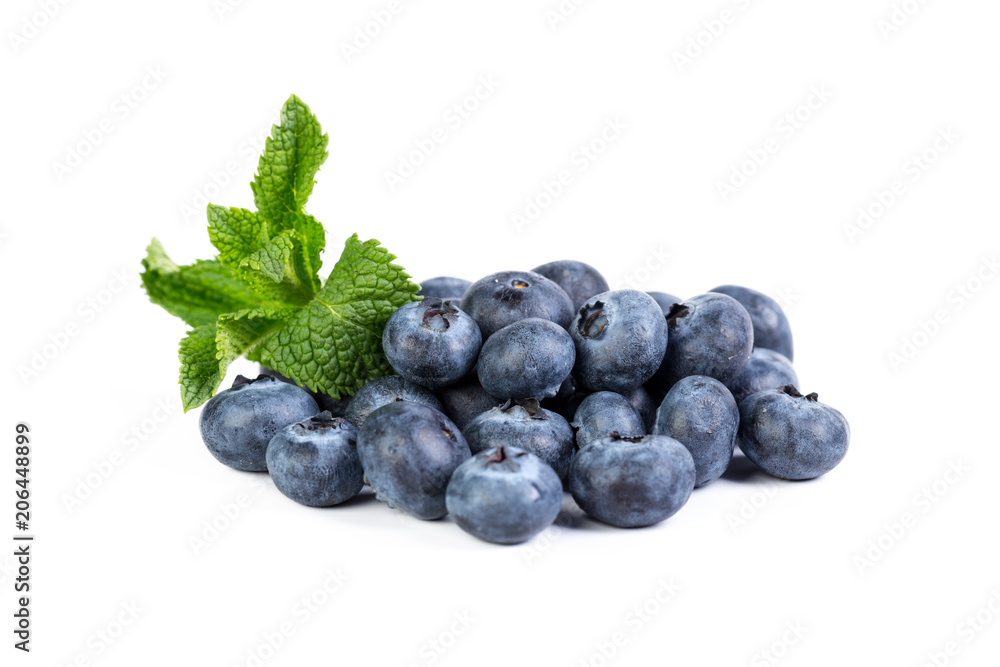 Blueberries isolated on white background Blueberries isolated on white background