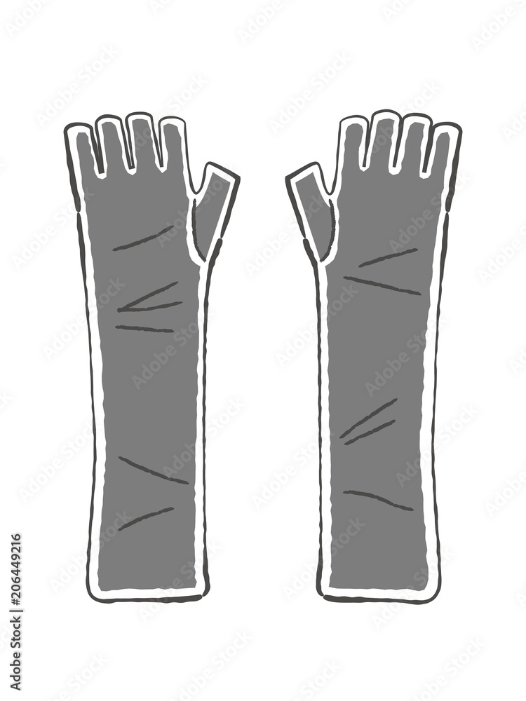 手袋 イラスト 指切り Stock Vector Adobe Stock 手袋 イラスト 指切り Stock Vector Adobe Stock