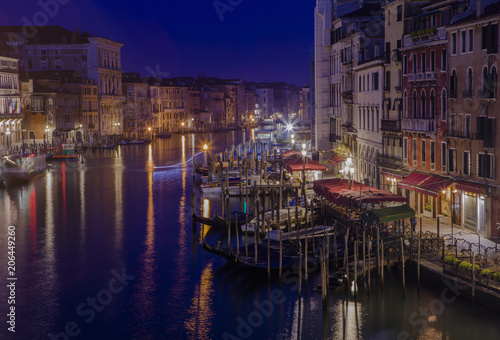 Venice sityscape before sunrise  Italy  Europe