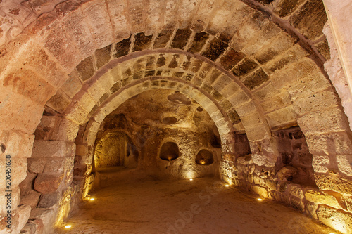 Underground city in Uchisar.