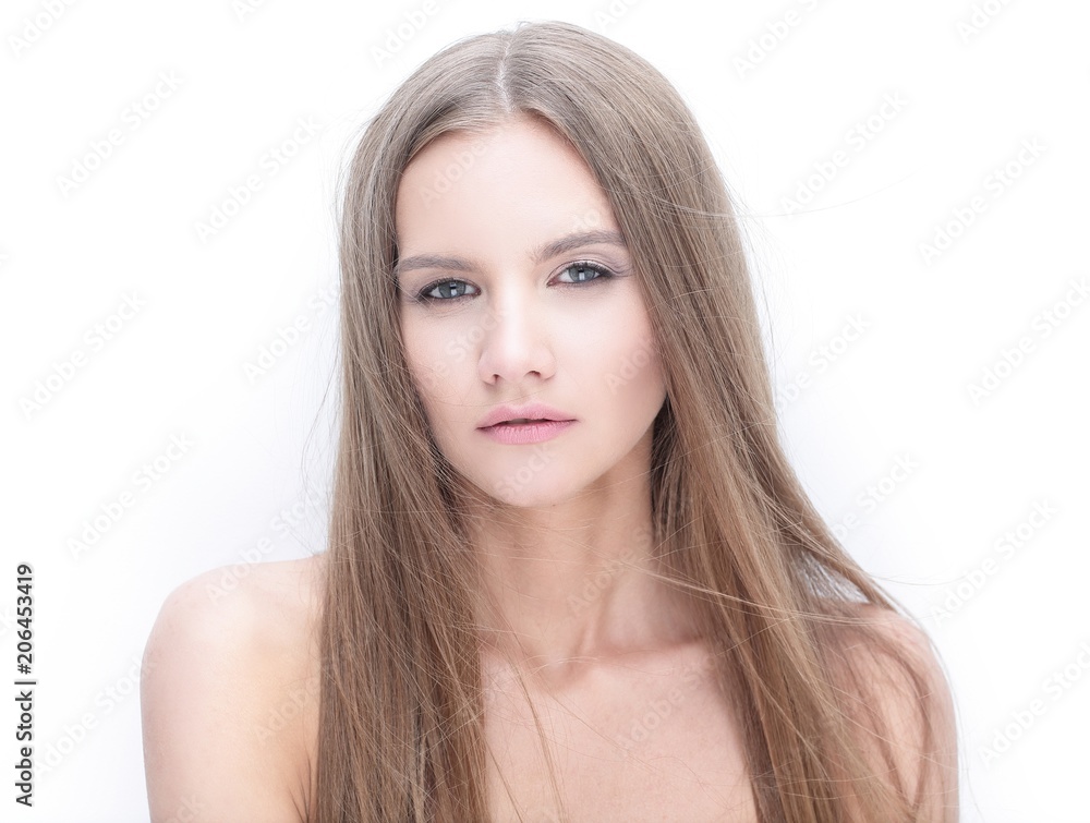 Fototapeta premium stylish model girl looking at the camera.