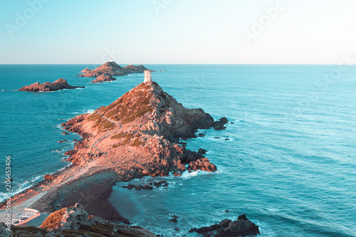 The Sanguinaires islands in Corsica - France