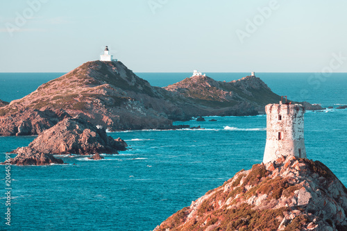 The Sanguinaires islands in Corsica - France