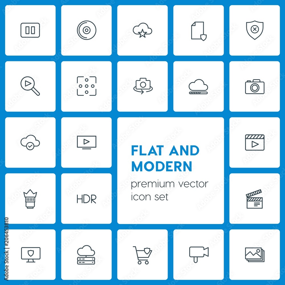 Modern Simple Set of cloud and networking, security, video, photos Vector outline Icons. Contains such Icons as architecture, online, file and more on dark background. Fully Editable. Pixel Perfect Modern Simple Set of cloud and networking, security, video, photos Vector outline Icons. Contains such Icons as architecture, online, file and more on dark background. Fully Editable. Pixel Perfect