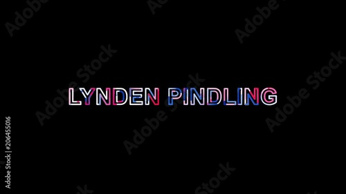 Letters are collected in International Airport LYNDEN PINDLING, then scattered into strips. Alpha channel Premultiplied - Matted with color black photo