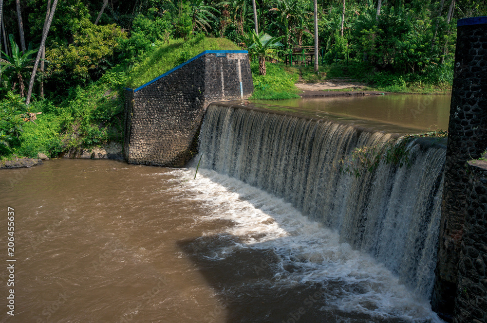 Hydroelectric dam on Bali