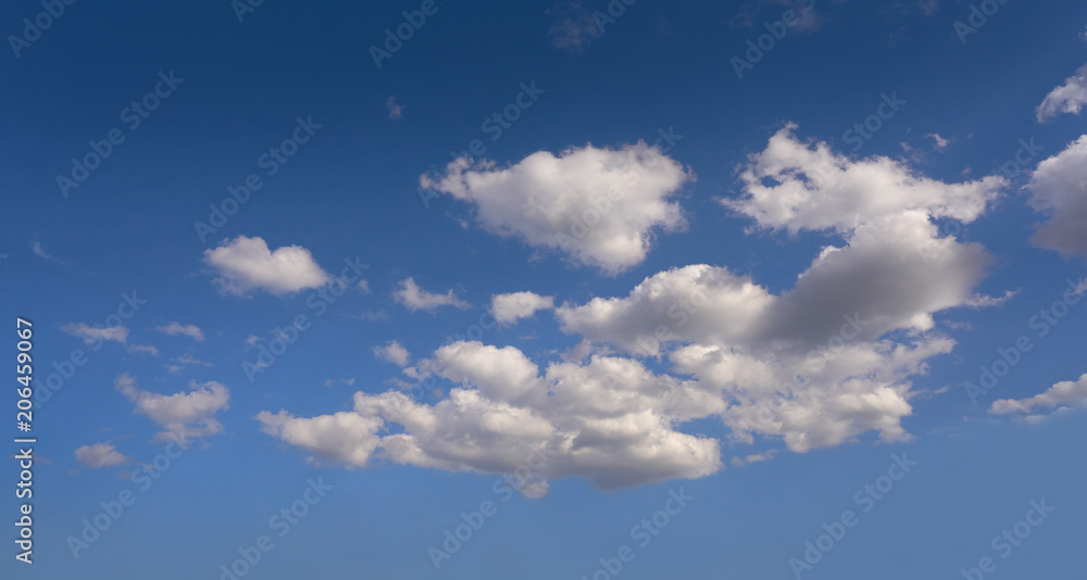 cumulus clouds perfect white in blue sky cumulus clouds perfect white in blue sky