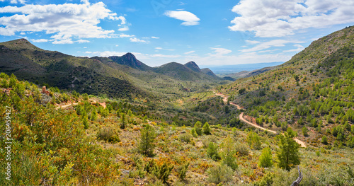 Calderona mountain in Valencia Spain photo