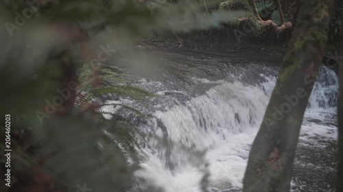 waterfalls establishing shot, Catlins New Zealand photo