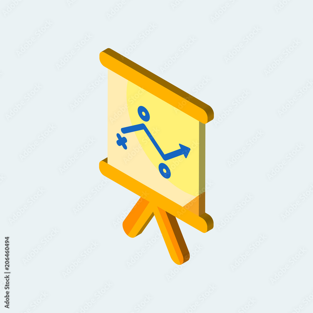 Strategy icon vector sign and symbol isolated on white background , isometric design Strategy icon vector sign and symbol isolated on white background , isometric design