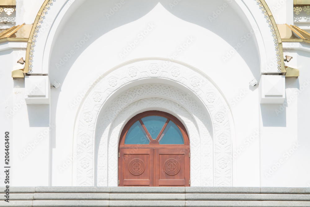 doors in an orthodox cathedral