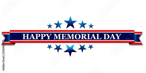 Happy memorial day, web banner