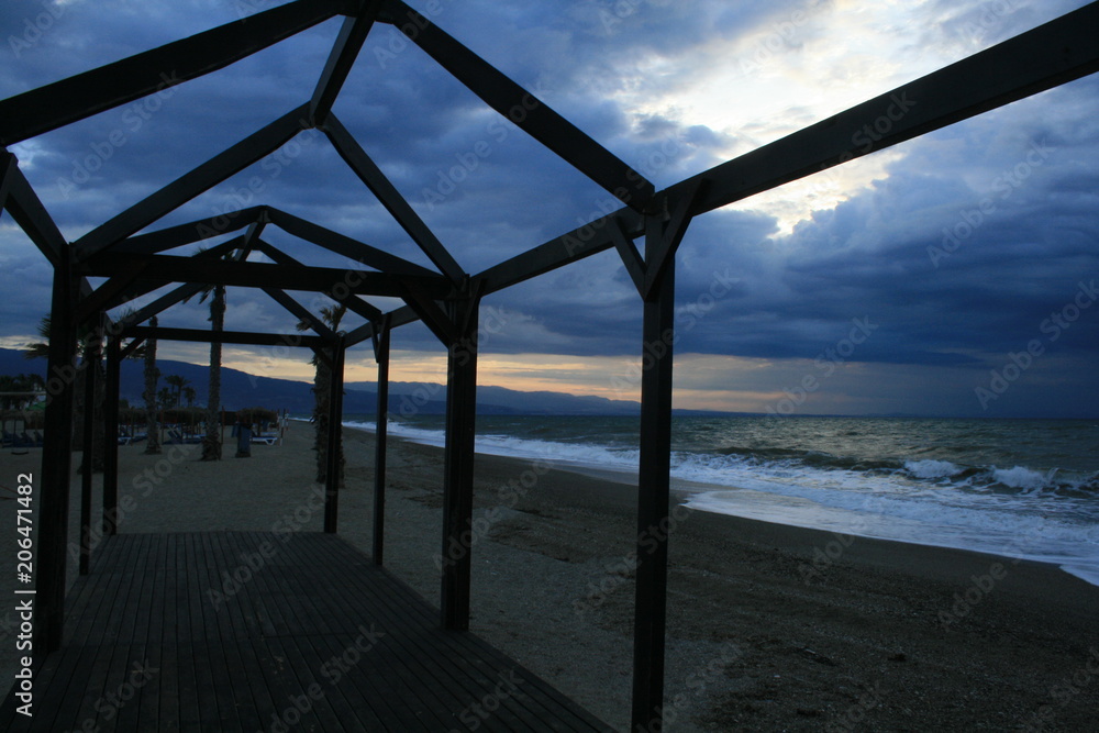 Sunrise at the beach