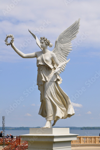 Monument angel and sky