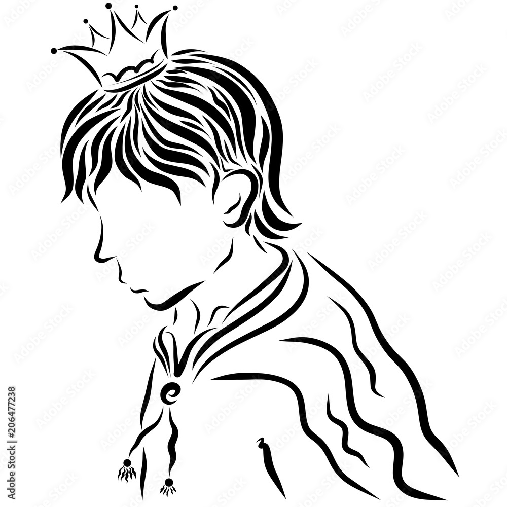 Young Prince in a Crown and Cloak Young Prince in a Crown and Cloak
