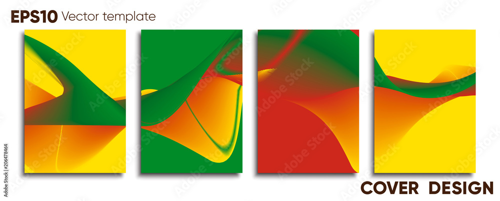 Obraz premium Creative colored cover. Cover design.