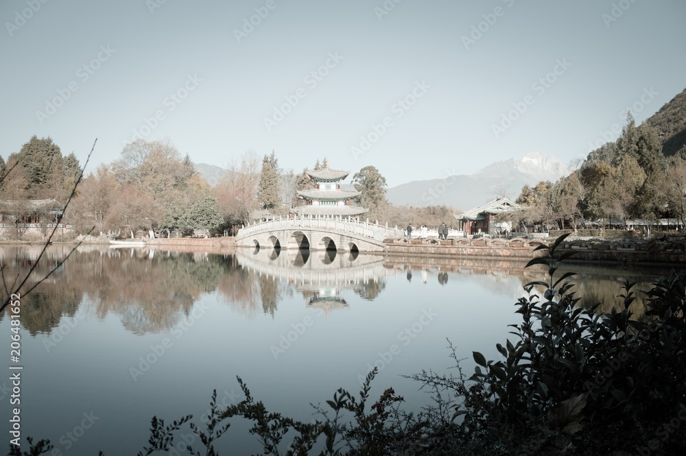 Black Dragon Pool (Old Town of Lijiang, Yunnan, China)