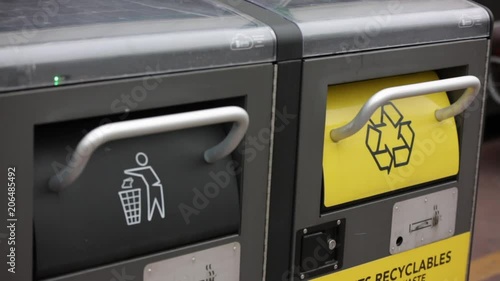 Recycling in France - Close up