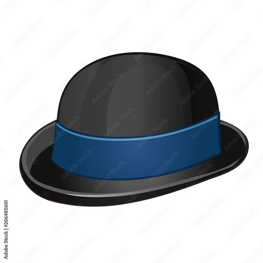 Light blue cheap bowler hat