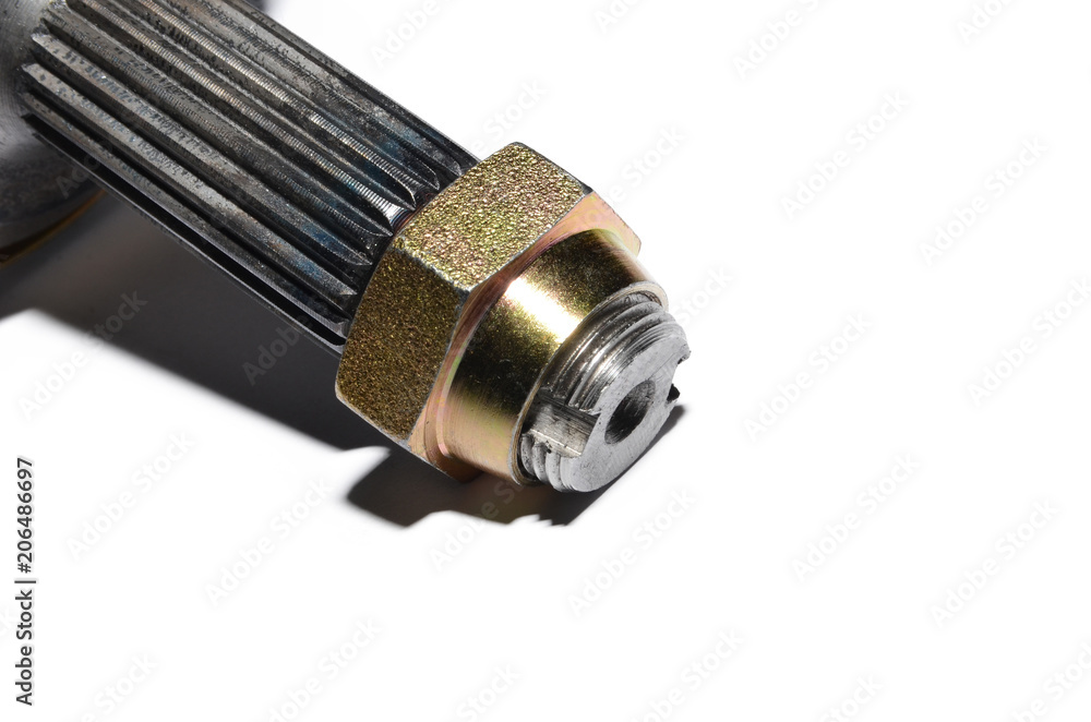 detail for the repair of a machine, a product made of metal, a spare part on a white background, detail for the repair of a machine, a product made of metal, a spare part on a white background,