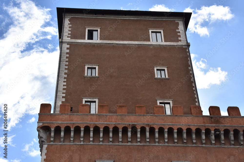  Rome, historic building in Piazza Venezia