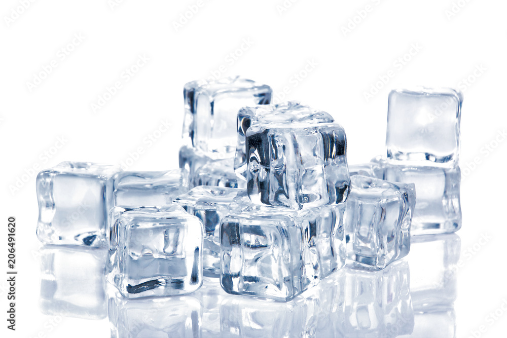 Ice cubes isolated on white background,clipping path. Ice cubes isolated on white background,clipping path.