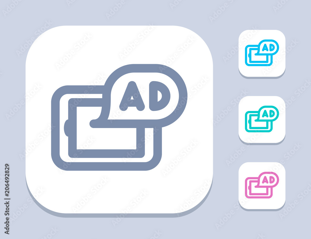 Ad On Tablet - Neon Icons . A professional, pixel-perfect icon. Ad On Tablet - Neon Icons . A professional, pixel-perfect icon.