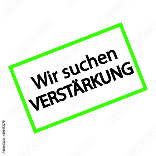 Wir suchen Verstärkung 