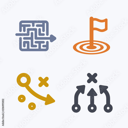 Reaching Goals - Pastel Stencyl Icons . A set of professional, pixel-perfect icons.