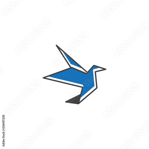 Free Download Bird logo icon graphic template - GFXLoad