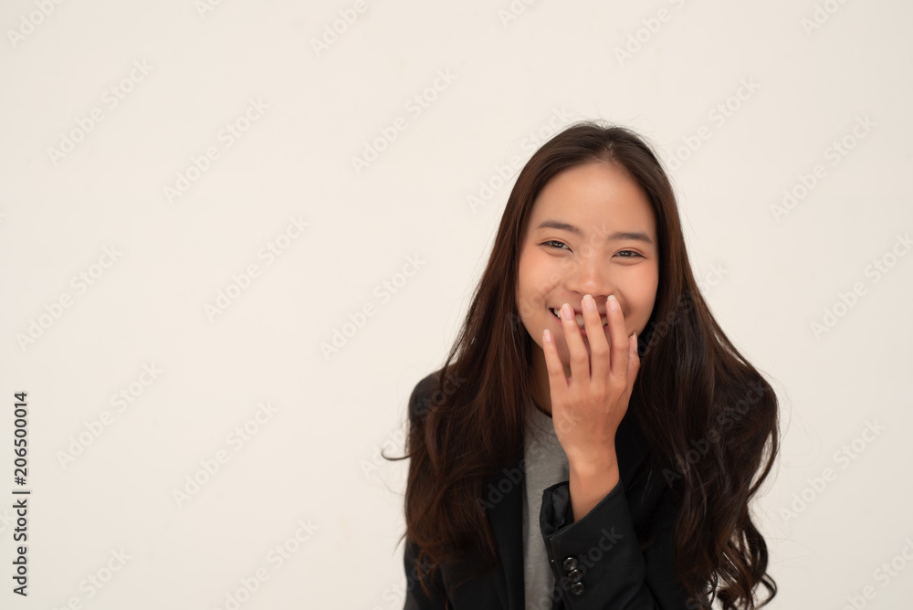 Beautiful woman in work, smiling and laughing. Beautiful woman in work, smiling and laughing.